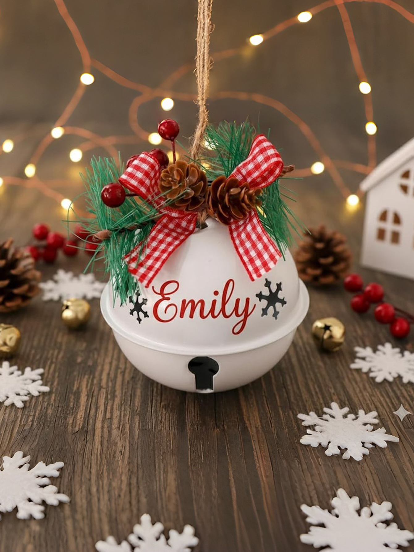 2025 Personalized Christmas Bell Ornament
